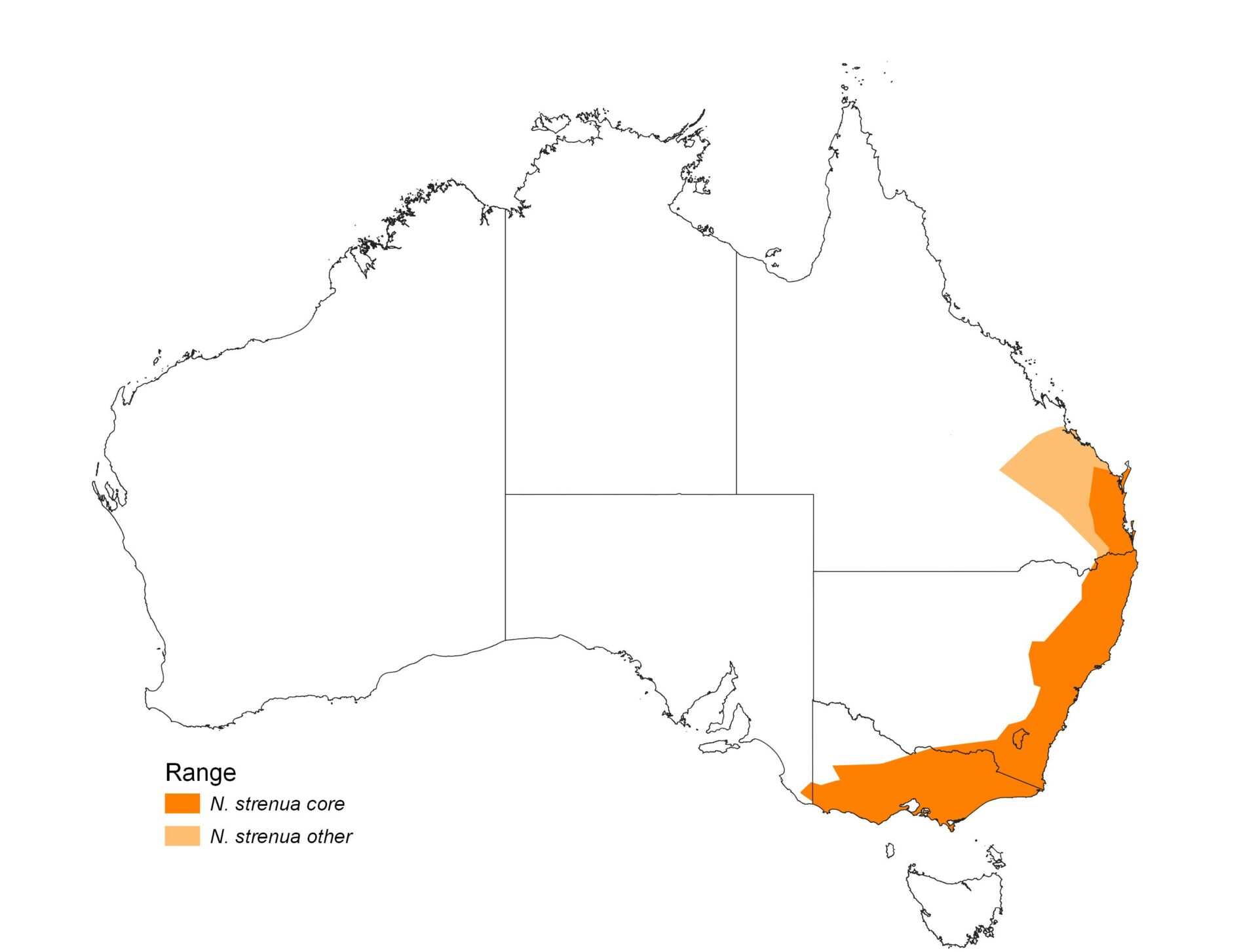 Powerful Owl HANZAB map