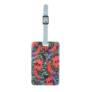 Crimson Rosella Luggage Tag