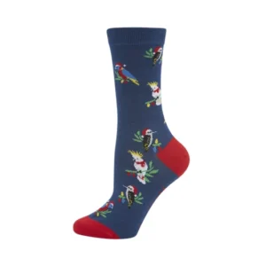 Festive Bird Socks - Women's