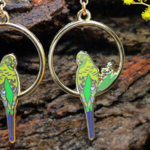 Budgerigar Bird Earrings