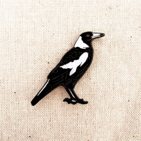 Australian Magpie Bird Pin - Image 2