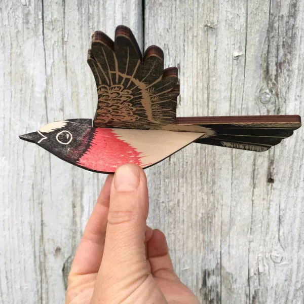 Scarlet Robin Bird Mobile