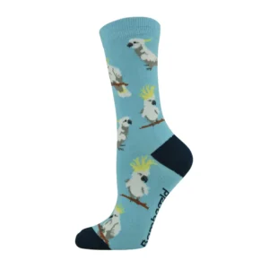 Blue Cockatoo Socks Women's