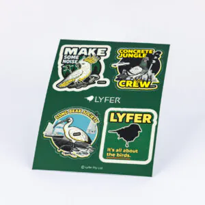 Urban Bird Stickers - Lyfer 
