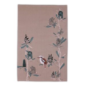 Kookaburra & Banksia Tea Towel