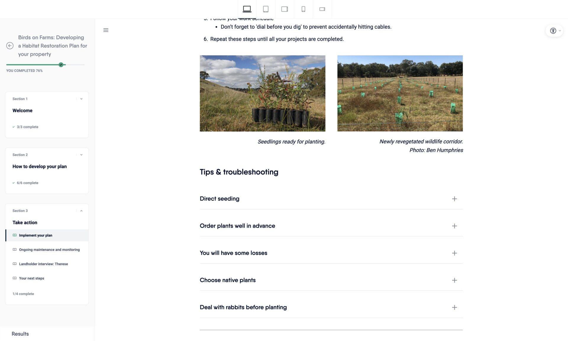 Birds on Farms Course 2: Developing a habitat restoration plan for your property - Image 5
