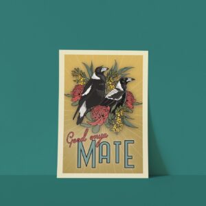 Magpies Art Print