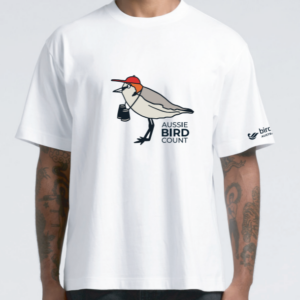 Red-capped Plover T-Shirt by Angharad Neal-Williams
