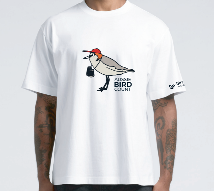 Red-capped Plover T-Shirt by Angharad Neal-Williams